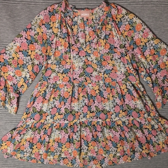 Show Me Your Mumu Viola Mini Dress in Wild Flora - Picture 5 of 11